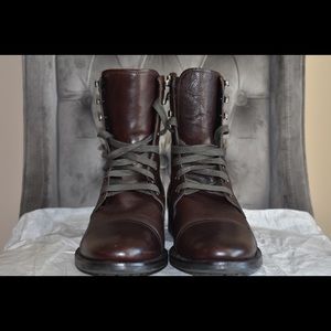 Kenneth Cole (New York) Brown Leather Boots[Mens].